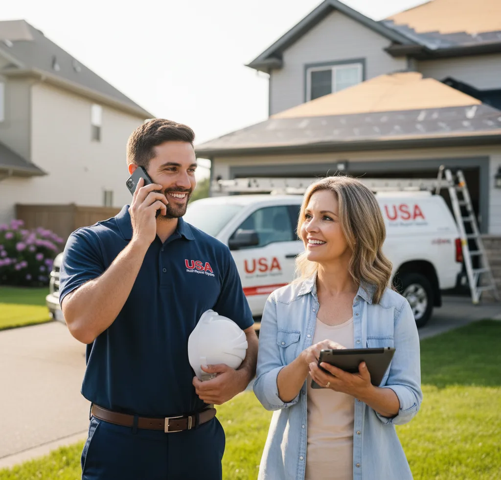 USA Roof Repair Experts customer support in Union Point